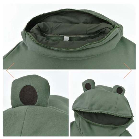 Modakawa Frog Hoodie - Picture 2 of 3